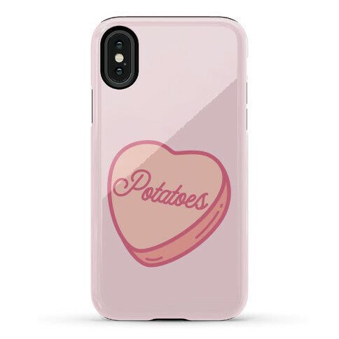 Potatoes Candy Heart Phone Case